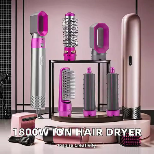 Asciugatrice 5 in 1 - Asciugacapelli e Styler Multifunzione;l - Media - Italia